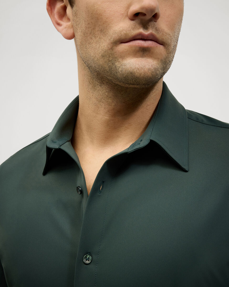 Slim Travel Shirt, Forest, hi-res